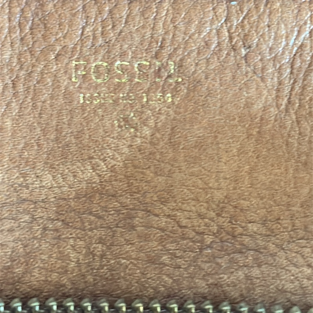 Fossil Brown Leather Crossbody Bag - Picture 3 of 7